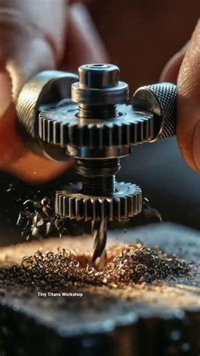 Tiny Mini Drill Press Machine Working 😲 | Satisfying Mini Tool #minitools #shorts #asmr