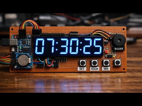 Build Your Own Alarm Clock Using RTC Module ⏰ | DIY Electronics