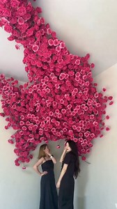 Bring everlasting beauty to your space with stunning artificial flower backdrops! 🌺✨ #floraldesign #flowerarrangement #florist | FloralSupplies.com