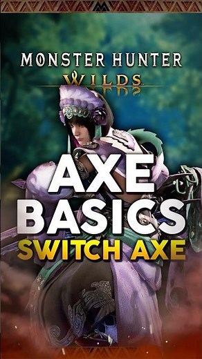 Axe Mode Basics 🪓 Switch Axe Combos in Monster Hunter Wilds #MHW #MonsterHunter #Gaming