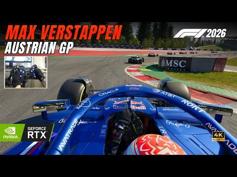 Max Verstappen Austrian GP 🇦🇹 | NEW RedBull 2026 Livery | Ultra Realistic 4K | F1 26