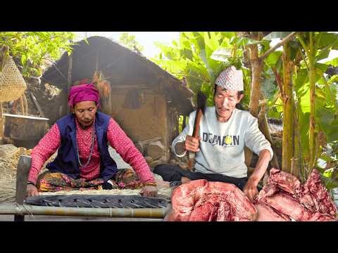 From Rice Straw Craft to Buffalo Curry & Dhido | Authentic Mountain Village Life Documentary