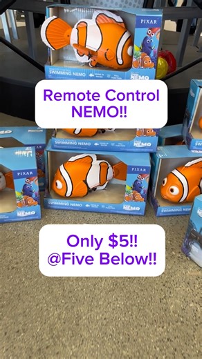 Dory did say 'just keep swimming' 🤩🐠🕹️ @play_all_day_everyday #fivebelowfinds #findingnemo #disney #disneycharacter #disneycollection #remotecontrol | Five Below