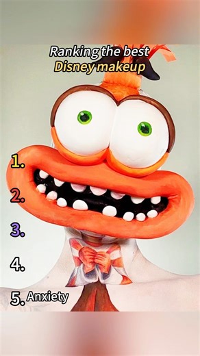 Ranking of the best Disney makeup transition effects #disney#makeup#shorts