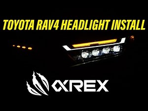 How To Install Alpha Rex Headlights Onto A 5th Gen Rav4 A | NOW RELEASED FOR TOYOTA RAV4 OWNERS