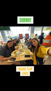 48 reactions | #subway #sandwich #team #lunchout | Gizzel YE | Facebook
