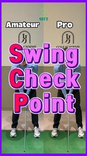 Golf Swing Checkpoint! How to practice lower body pelvis hip basic self-study!