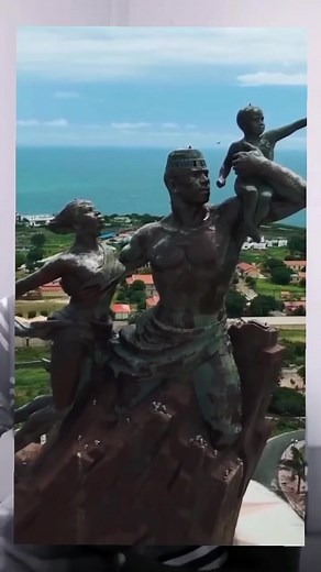 The Renaissance Statue in Dakar, Senegal. The statue that depicts the rebirth and rise of Africa from colonialism and oppression #fblifestyle | Pan-Africanism