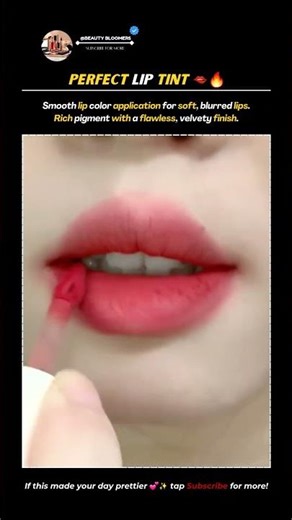 Perfect Lip Color Application | Soft Blurred Lips Tutorial 💄|#lipsyncs #lipstick #lipgloss #liptint