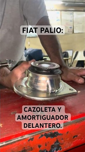 Automotive Mechanic Assistant | Fiat Palio: Front shock absorber and strut mount replacement