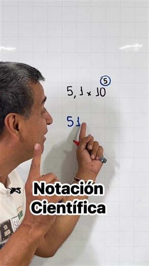 Cómo convertir a su forma normal un número en Notación Científica #luiseduque #Matemáticas #estudiantes #notacioncientifica | Luis Eduque