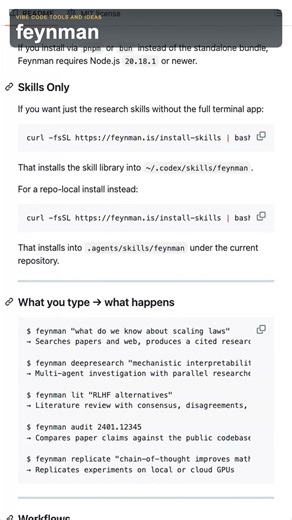 Feynman Makes Complex Research Tasks Stupid Easy #aiagent #automation #cli #github #academia