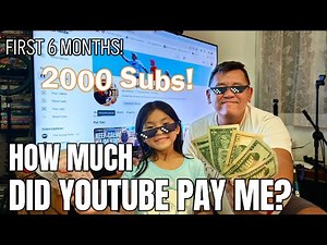 Celebrating 2000 Subscribers! My YouTube Earnings Revealed After 6 Months of Monetization