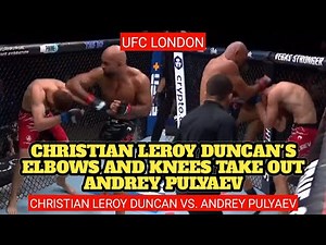 UFC Fight Night 255 Results: Christian Leroy Duncan Finishes Newcomer Andrey Pulyaev