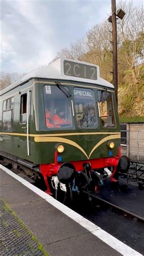 DMU leaves Bewdley