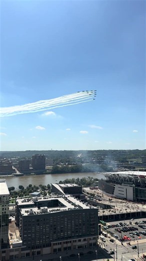 Cincinnati Bengals Home Opener Fly Over at Paycor Stadium 🏟️ PS join my Bengals Madrid trip at bio