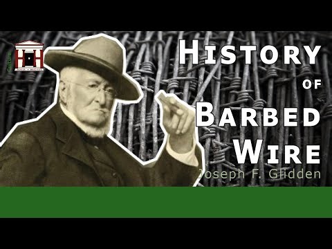 Joseph F Glidden and the history of barbed wire