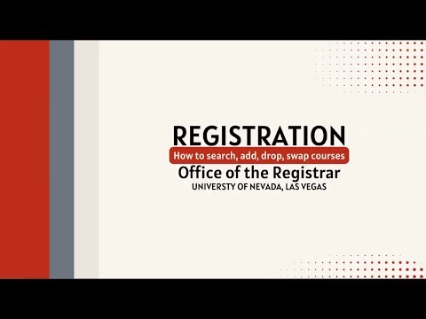 MyUNLV Registration