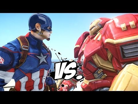 CAPTAIN AMERICA VS HULKBUSTER (Iron Man Mark 44)