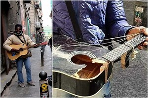 Gli hanno spezzato la chitarra ma i napoletani gliene hanno ricomprate tre: "Napoli mi ha trattato come un fratello" LA STORIA: https://bit.ly/3rdfFg0 | Il Riformista Napoli