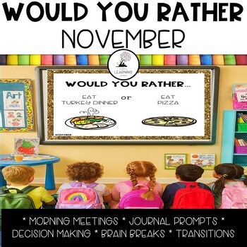 November Would You Rather Questions | Thanksgiving Fall This or That