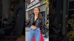 Model demonstrates secret knock for fun party entertainment