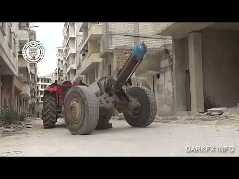 Compilation 2015 Of Hell Cannons in Action in Syria [Reupload]