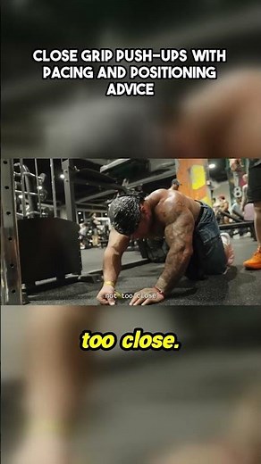 Master Your Form with Close Grip Push-Ups!
