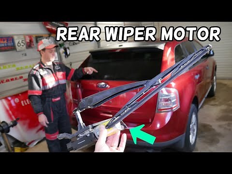 REAR WIPER MOTOR REPLACEMENT REMOVAL FORD EDGE, LINCOLN MKX