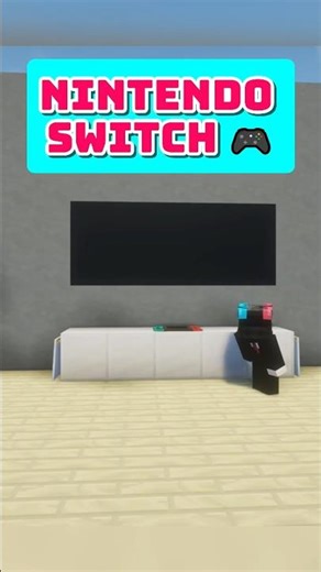 Nintendo switch in Minecraft (upgrade build) #minecraftshorts