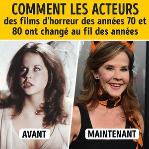 160K views · 534 reactions | Comment les acteurs des films d'horreur des années 70 et 80 ont changé au fil des années: | Sympa | Facebook