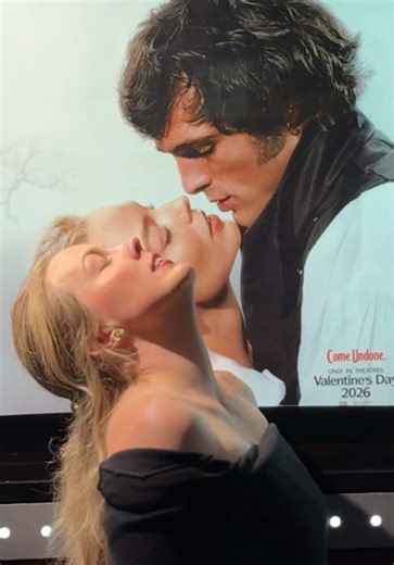 This is much more awkward then anticipated. Thanks to Kamal for her patience and comedic commentary. For the record, I did the poster before I saw the movie. I no longer want to be in a movie poster kissing Heathcliff 🤣#wutheringheights #margotrobbie #jacobelordi