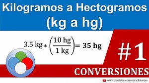 Kilogramos A Hectogramos - Estudiar
