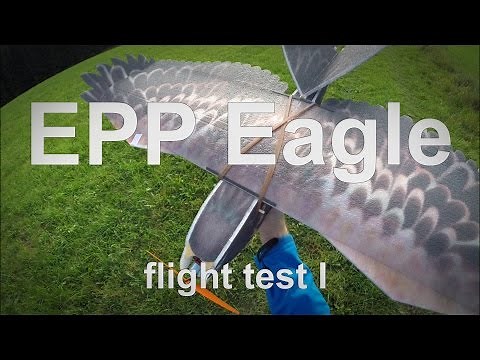 RC EPP Eagle Hobby King Flugtest mit dem neuen RC Adler