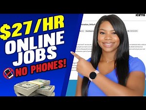 3 Hiring Immediately Work-From-Home Jobs | No Phone + No Experience | Paying Up to $27/Hour!