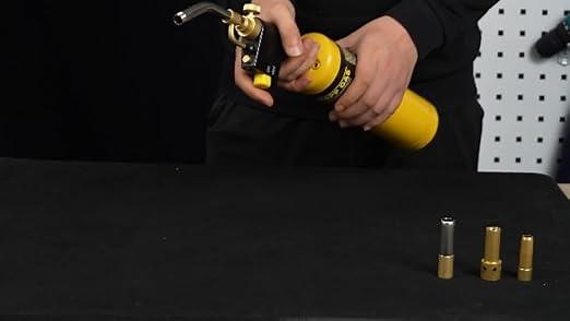 How to install the torch on the propane cylinders