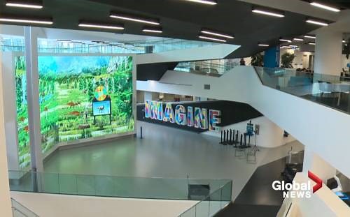 Inside tour of new Stanley A. Milner Library