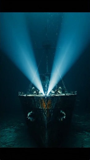 Titanic Wreck sitting deep Under the Ocean | The unforgettable story 🌊🚢 | #Shorts