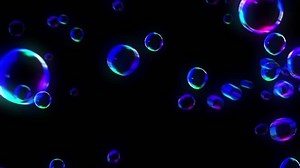 Rainbow Bubbles On Dark Background Loop Stock Footage Video (100% Royalty-free) 30882052 | Shutterstock
