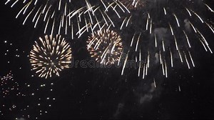 Seamless Loop of Fireworks HD Video Stock Footage - Video of national, show: 88983732