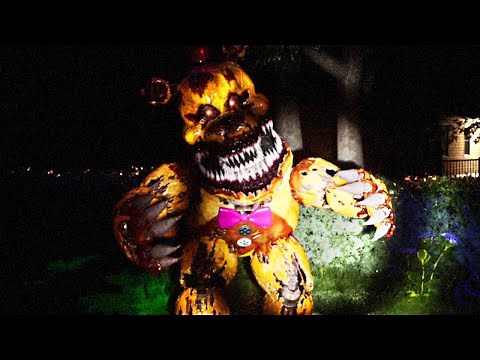 Nightmare Fredbear invaded my backyard... | FNAF Nightmare Attack (Final)