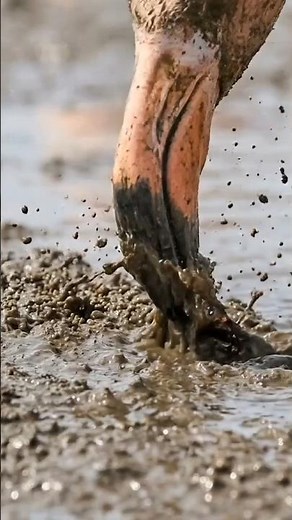 How Flamingos Actually Build Their Nests