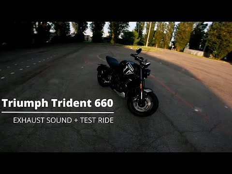 TRIUMPH TRIDENT 660 | SOUND + QUICKSHIFTER | TEST RIDE [4K]