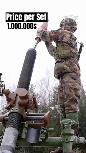 M327 Heavy Mortar | French Army Training #shorts