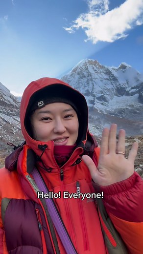 6.3K views · 696 reactions | Saying Hi from Nepal! I miss Cambodia so much! It’s so cold here!!!!Thank you Himalaya Trekking- Guide! I could have done this journey becoz of you!!! You are the best trekking guide!!!!!! #himalaya #himalayan #nepal #annapurna #abccamp | Inzi Darling ចែកូរ៉េដើរលេង | Facebook