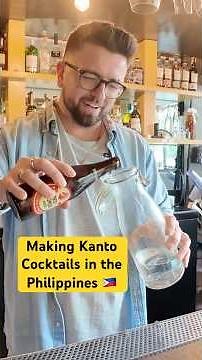 Making Kanto Drinks in the Philippines 🇵🇭 KISAY! #ginebra #philippines #manila #kanto #redhorse