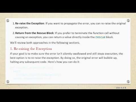 How to Stop Execution After Rescue in Ruby