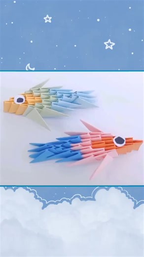 Make a salmon to you! #origami #fyp #3dorigami #3d #paper #papercraft #craft #foru #salmon #fish #toy #toys #kids #play #handwork #MyBFF #playbyplay