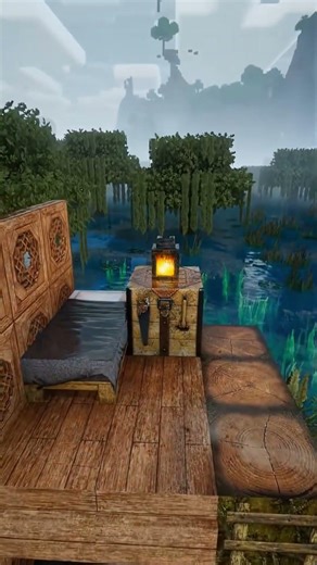 Beginner Survival Hut in Minecraft #minecraftshorts #minecraft #minecraftbuilding