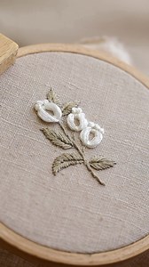 Last week in the Academy, we learned how to make a woven oval stitch, and I want to show you a beautiful way to use this simple stitch to create lovely embroidered berries ✨🤍 Have you ever tried a woven oval? | Whynotstitching Academy